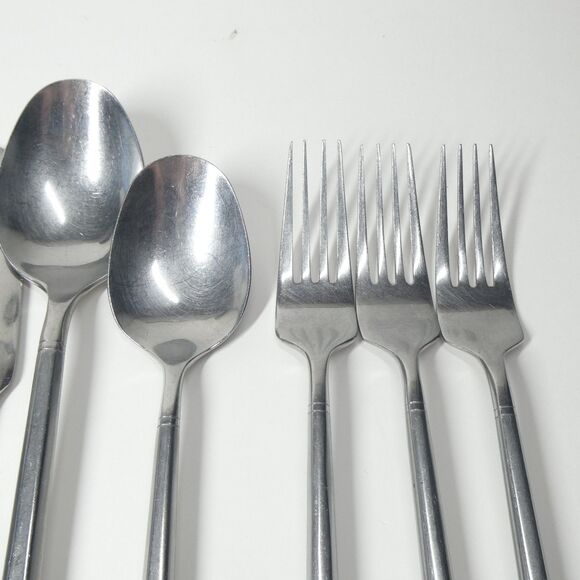 Hampton Silversmiths Ritz Flatware Lot 11pcs Stainless Forks Spoons Knives - Picture 4 of 8